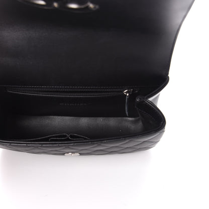 Chanel Lambskin Quilted Small CC Filigree Flap Black 5 of 10