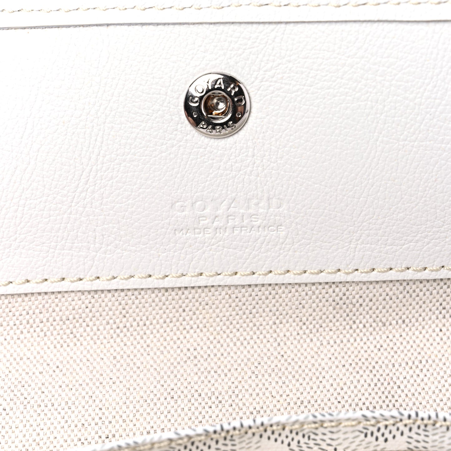 Goyardine Saint Louis PM White