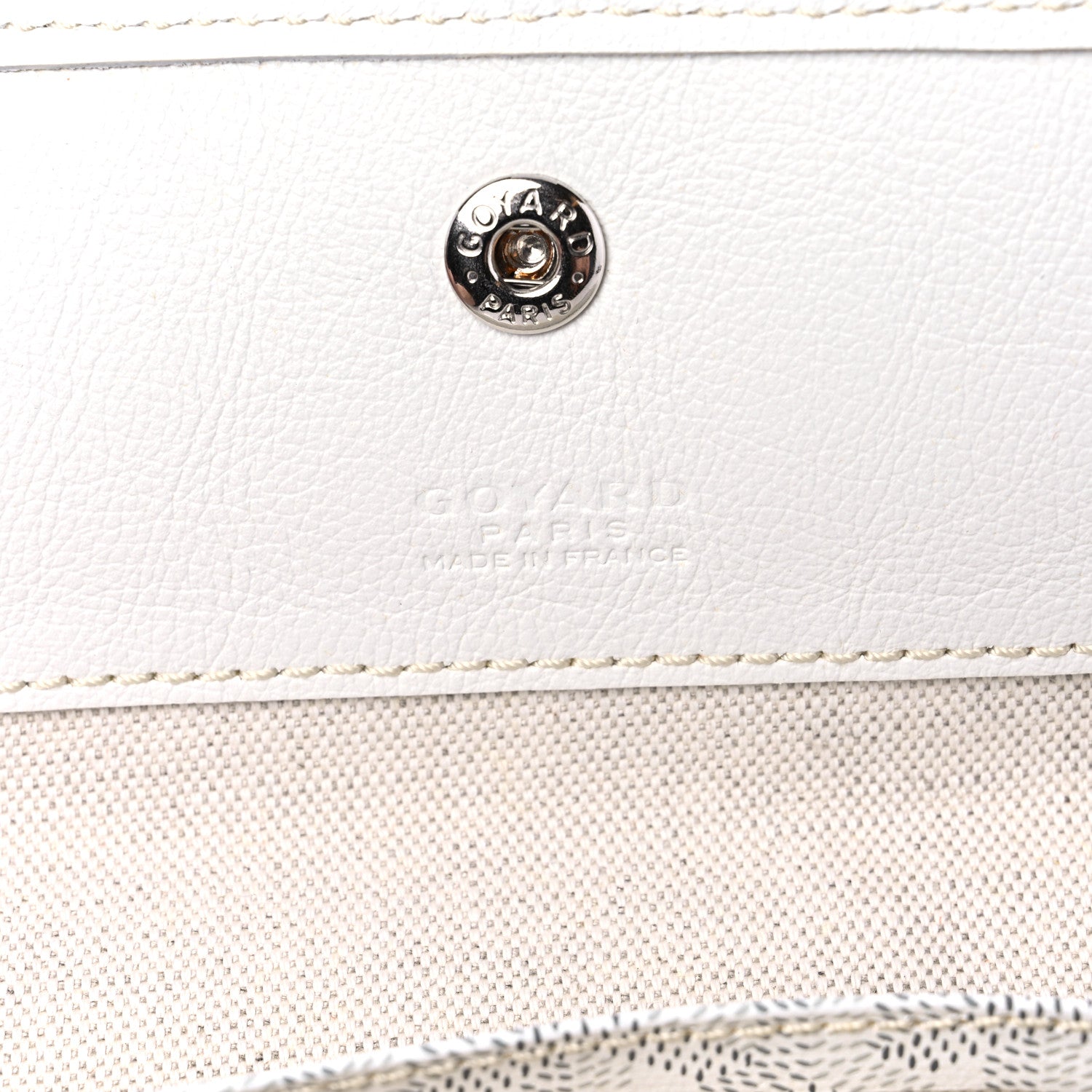 Goyard Goyardine Saint Louis PM White 7 of 13