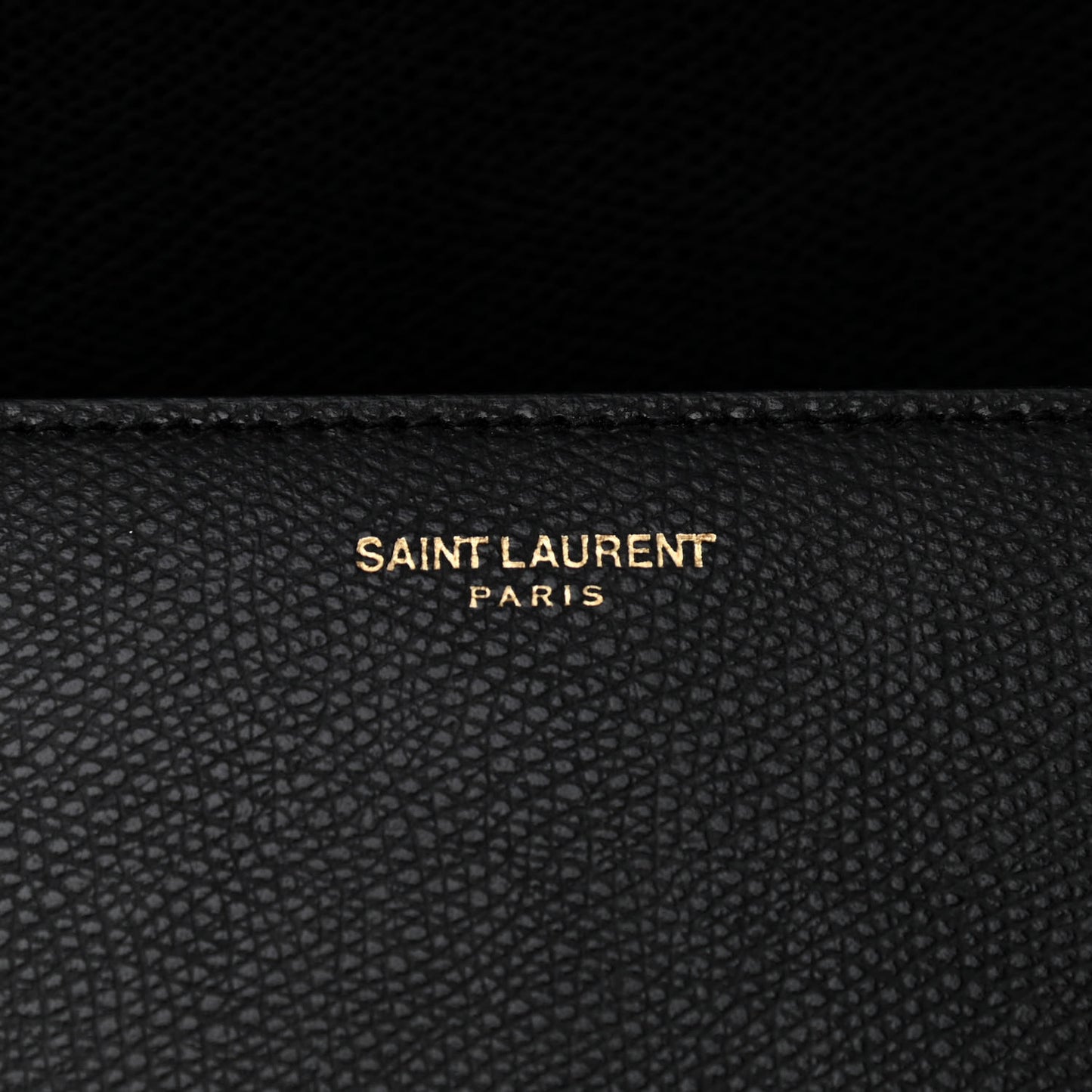 Textured Calfskin Medium Classic Monogram Universite Bag Black