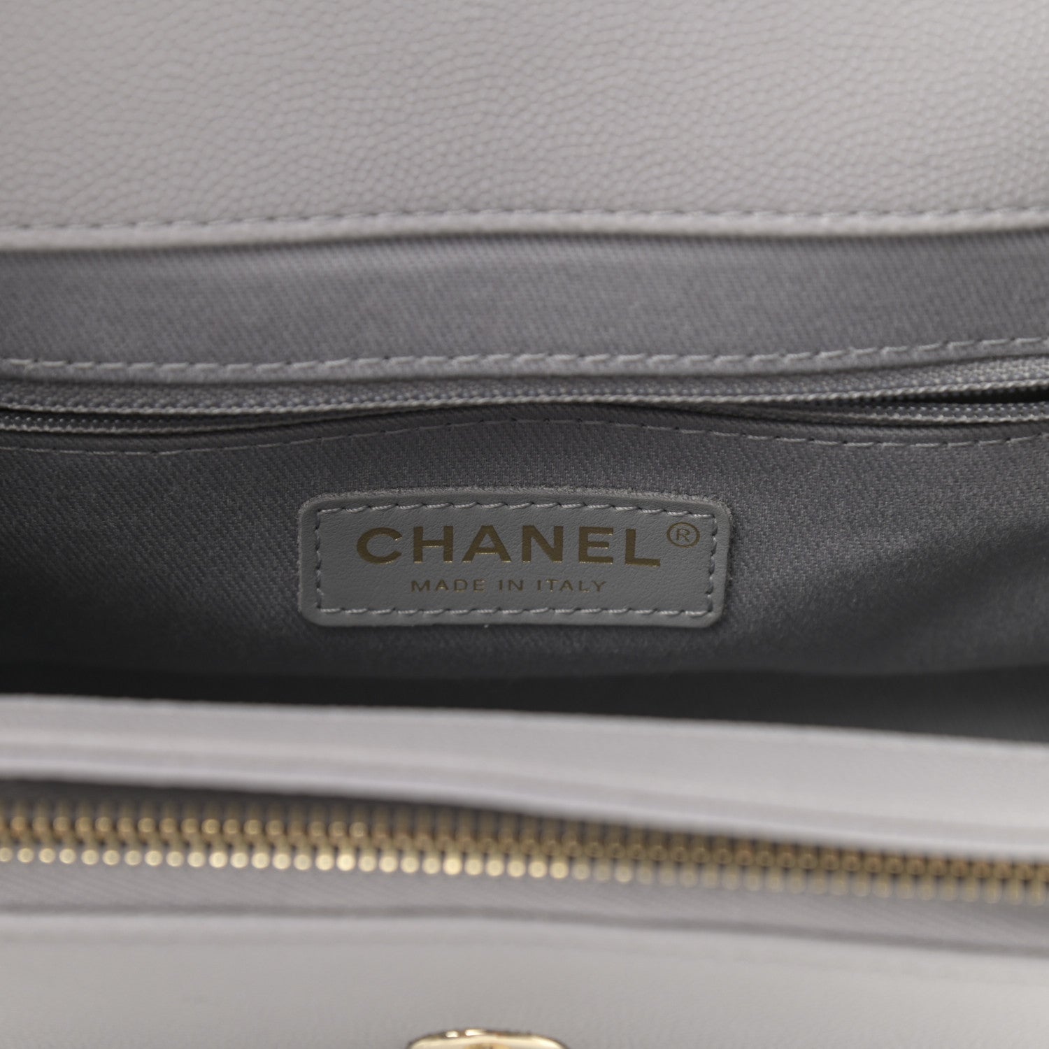 Chanel Caviar Quilted Small Business Affinity Flap Grey 5 of 10