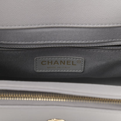 Chanel Caviar Quilted Small Business Affinity Flap Grey 5 of 10