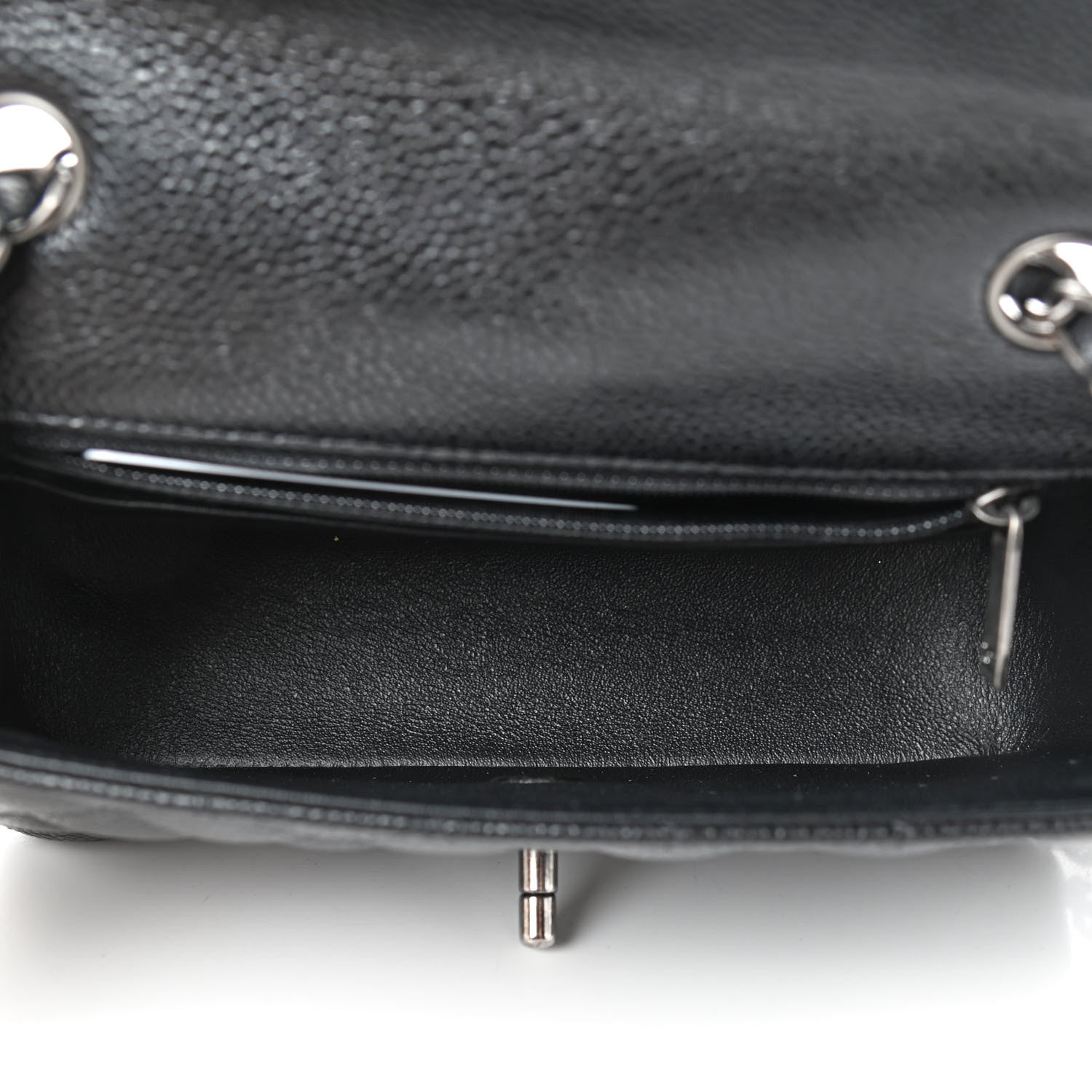 Chanel Caviar Quilted Mini Rectangular Flap Black 5 of 9
