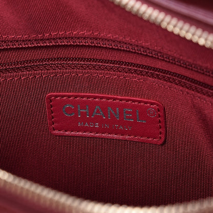 Chanel Suede Calfskin Quilted Medium Gabrielle Hobo Blue 7 of 9