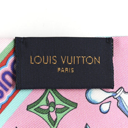 Louis Vuitton Silk Monogram Astro Aquarius BB Bandeau Pink 3 of 3