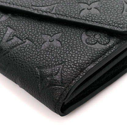 Louis Vuitton Empreinte Sarah Wallet NM Black 9 of 9