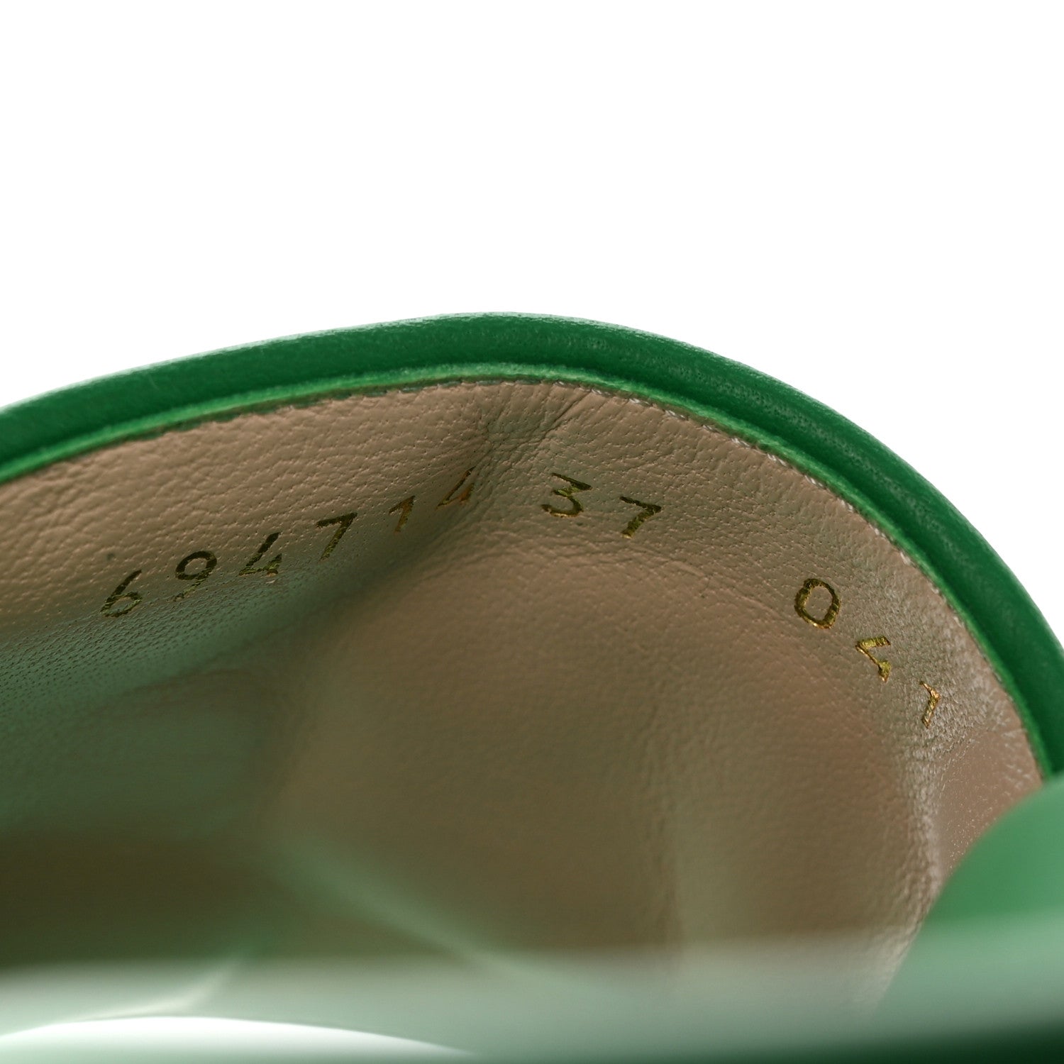 Gucci Nappa GG Matelasse Flat Slide Sandals 37 New Shamarock 8 of 12
