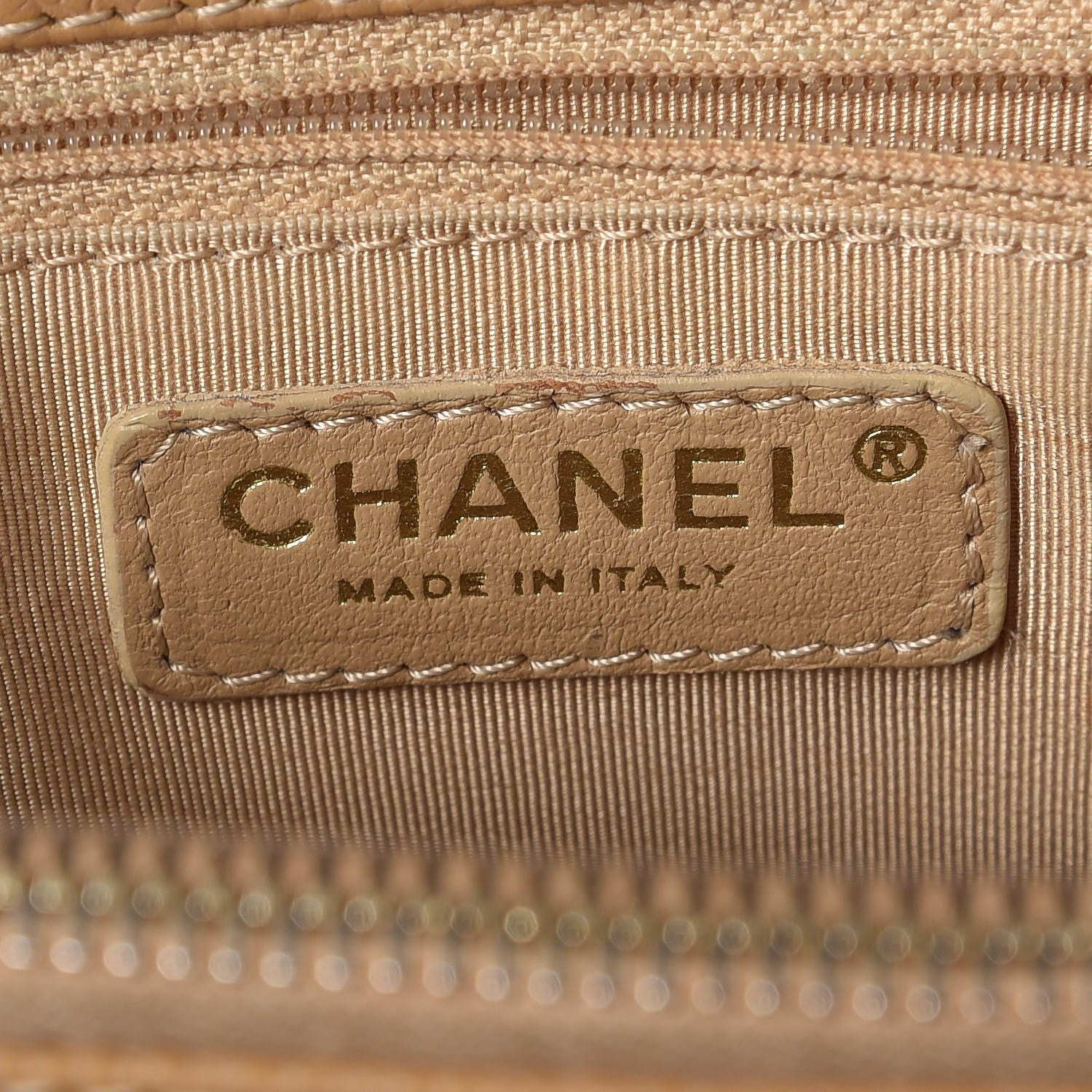Chanel Caviar Quilted Grand Shopping Tote GST Beige 18 of 22