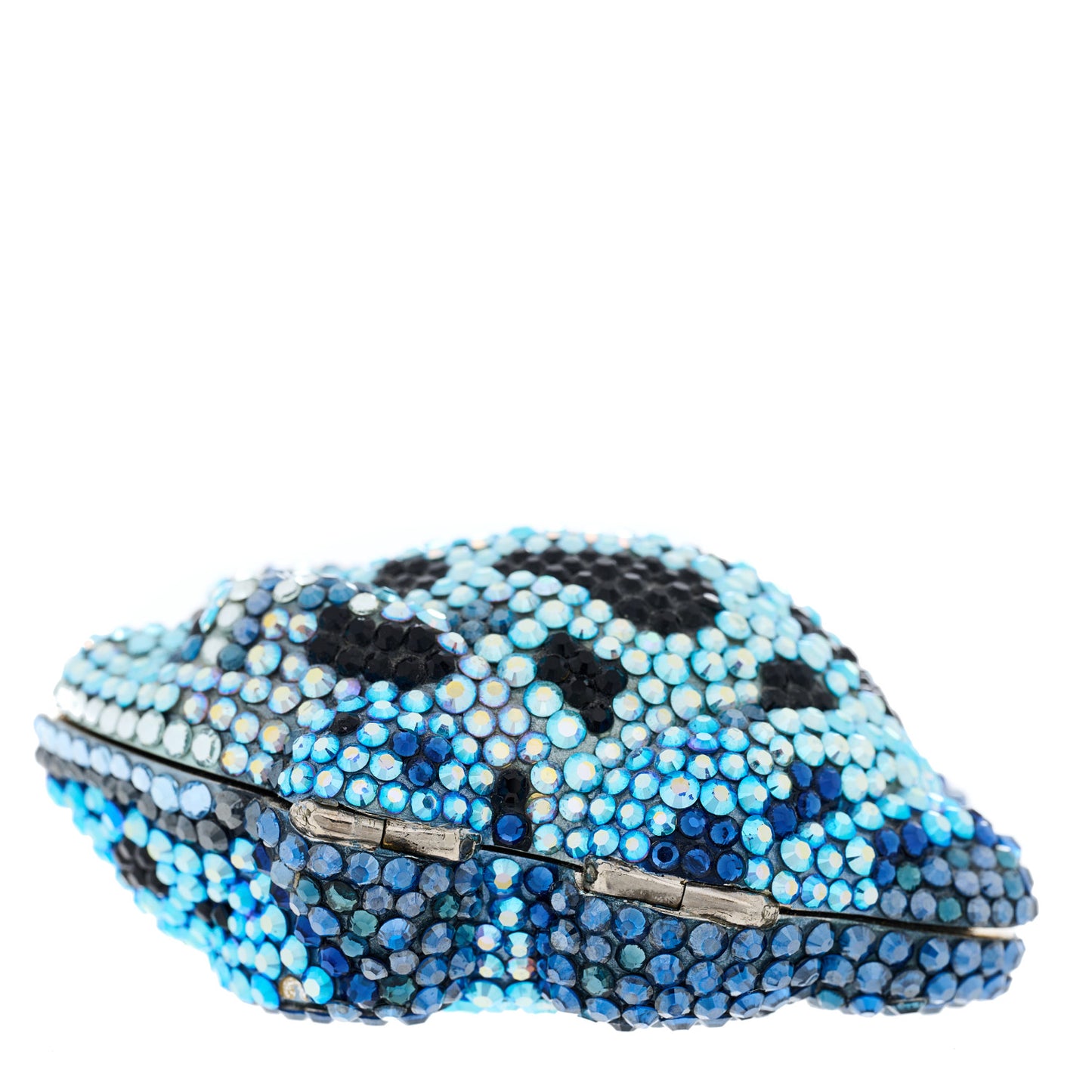 Swarovski Crystal Frog Minaudiere Pill Box