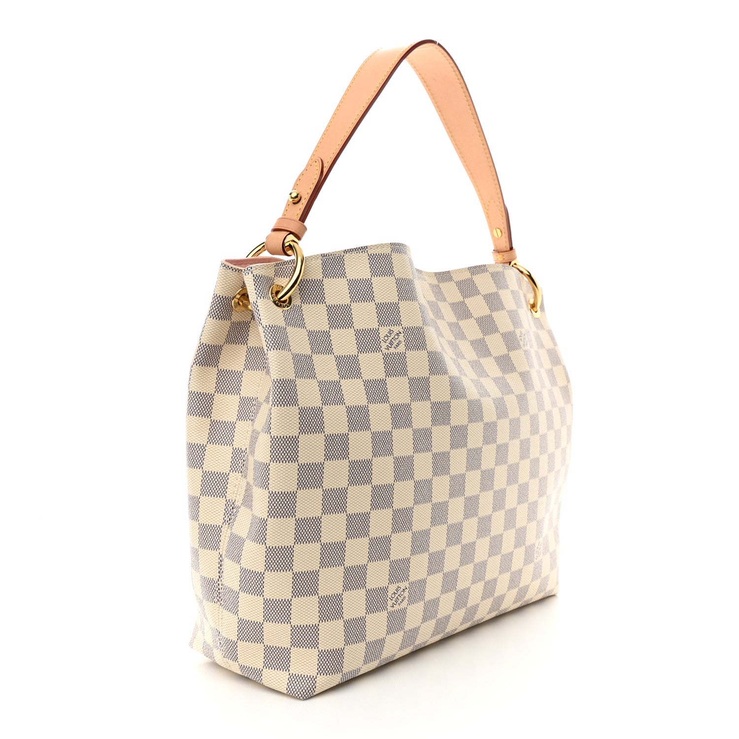 Louis Vuitton Damier Azur Graceful PM Rose Ballerine 2 of 10