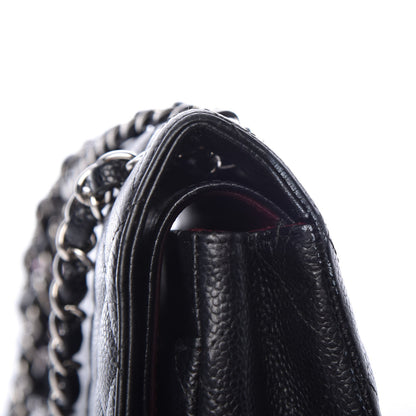 Chanel Caviar Quilted Medium Double Flap Black 16 of 17