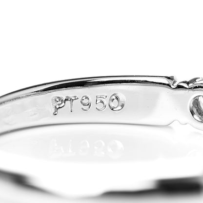 Tiffany Platinum Diamond 3mm Embrace Half Circle Band Ring 49 5 6 of 6