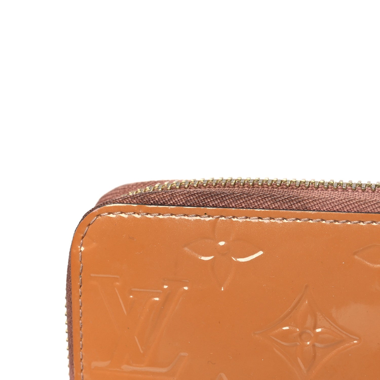 Louis Vuitton Vernis Zippy Wallet Rose Velours 9 of 9