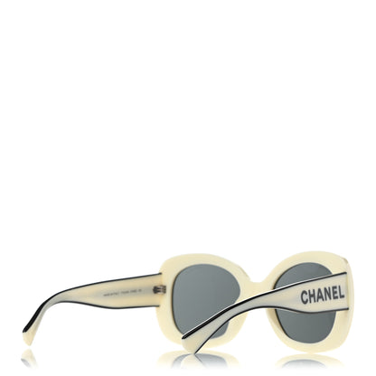 Chanel Acetate Sunglasses 71414A White 4 of 8
