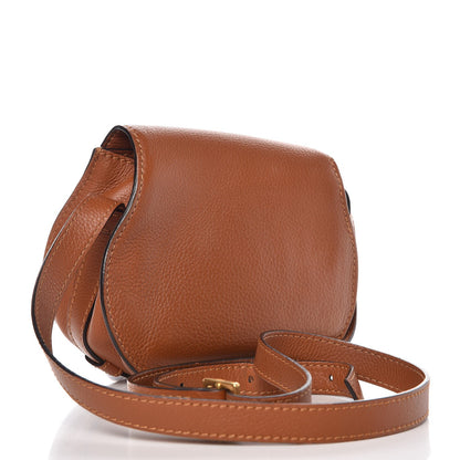 Chloe Calfskin Mini Marcie Round Crossbody Bag Tan 3 of 8