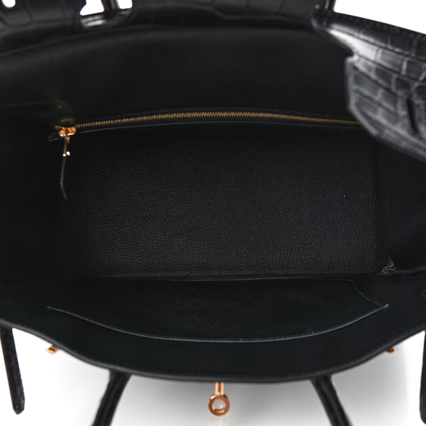 Togo Matte Alligator Birkin Touch 30 Black
