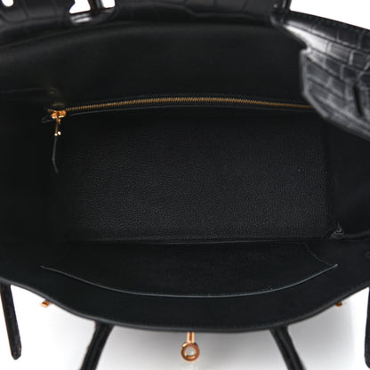 Hermes Togo Matte Alligator Birkin Touch 30 Black 4 of 10