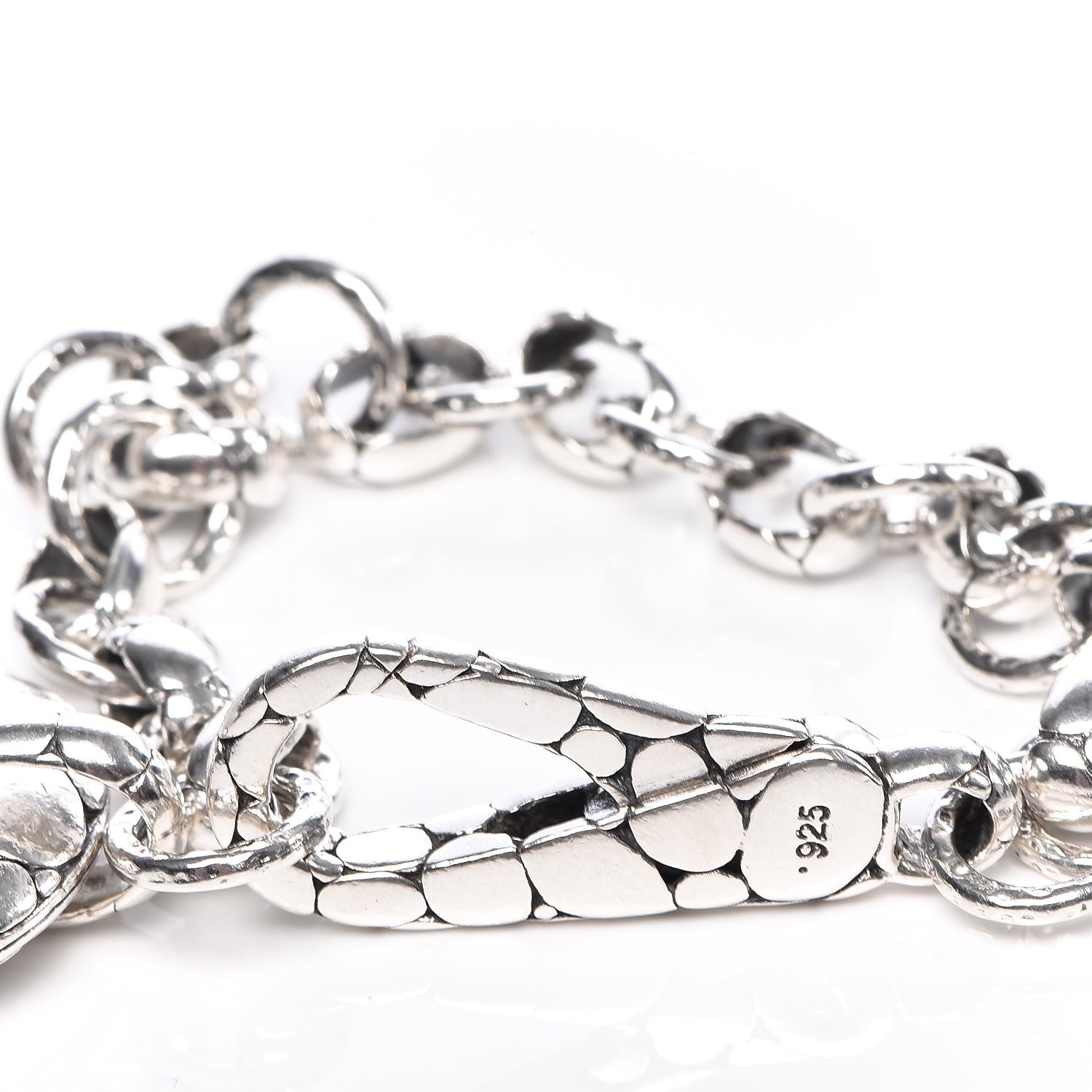 John Hardy Sterling Silver Kali Donut Charm Link Bracelet 4 of 5
