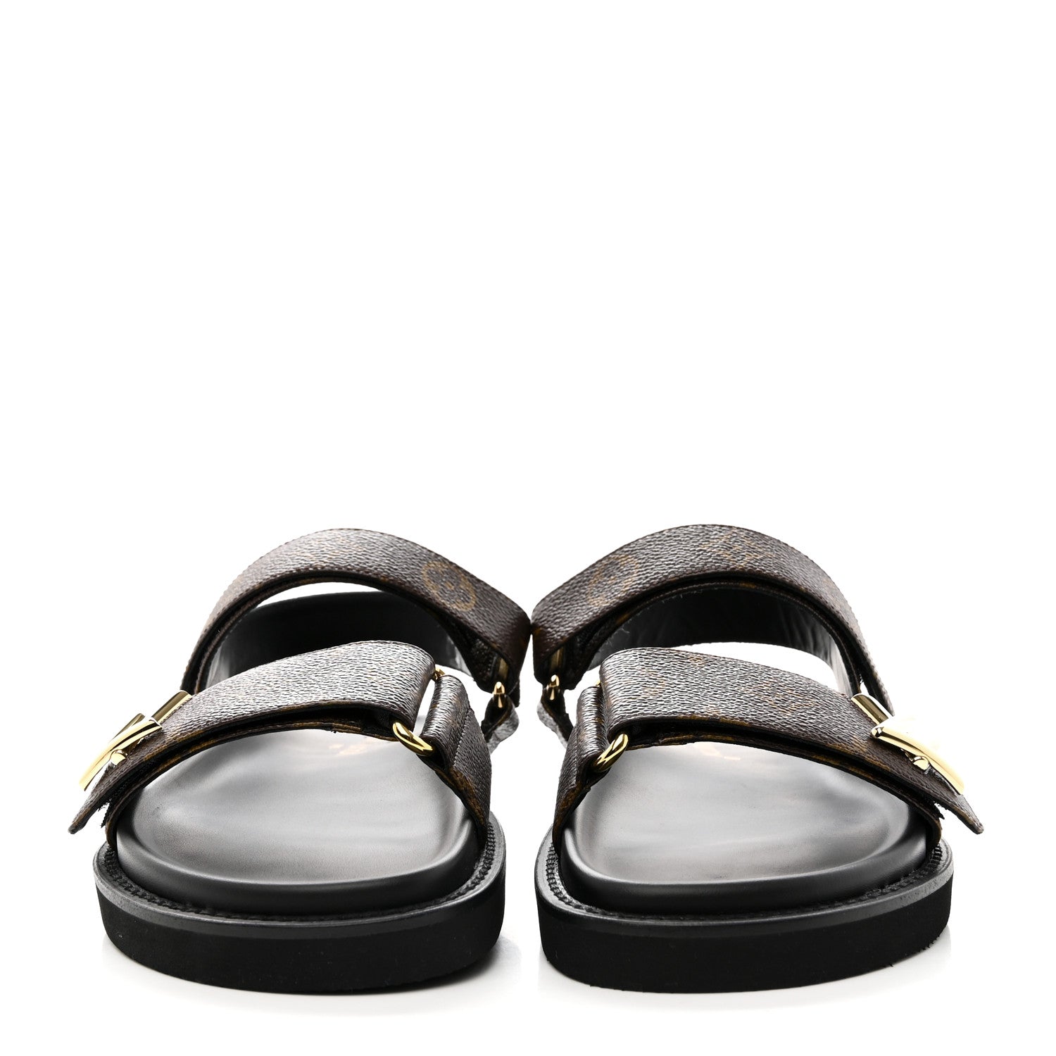 Louis Vuitton Monogram LV Sunset Comfort Flat Sandals 40 Cacao Brown 2 of 11