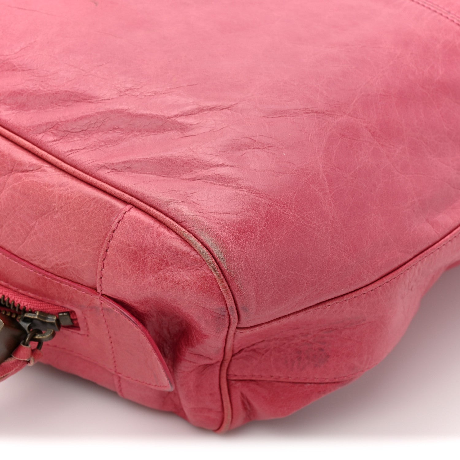 Balenciaga Agneau Classic Hardware Briefcase Tote Pivoine 13 of 17