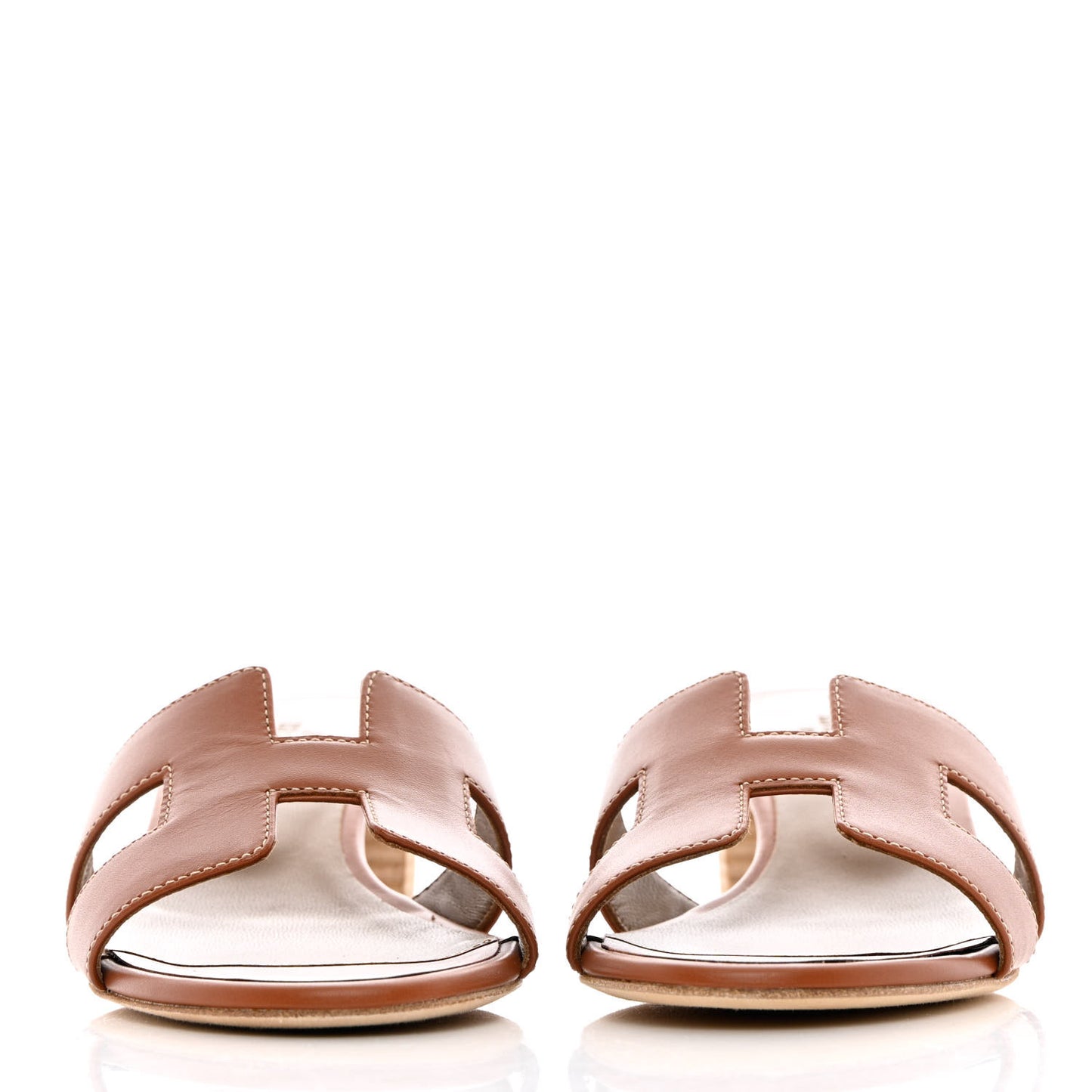 Calfskin Oasis Sandals 36 Gold