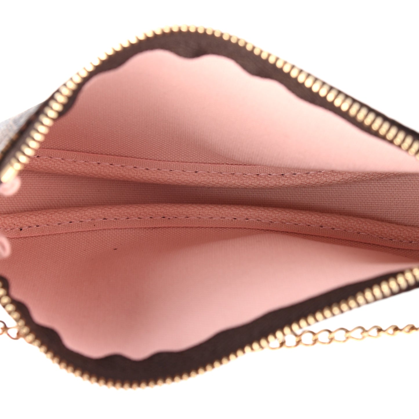 Damier Ebene 2020 Christmas Animation Big Wheel Mini Pochette Accessories Rose Ballerine