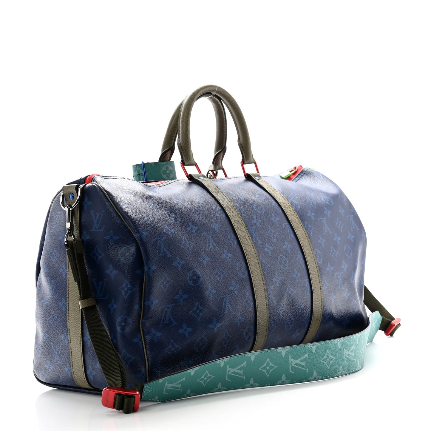 Monogram Outdoor Keepall Bandouliere 45 Pacific Blue