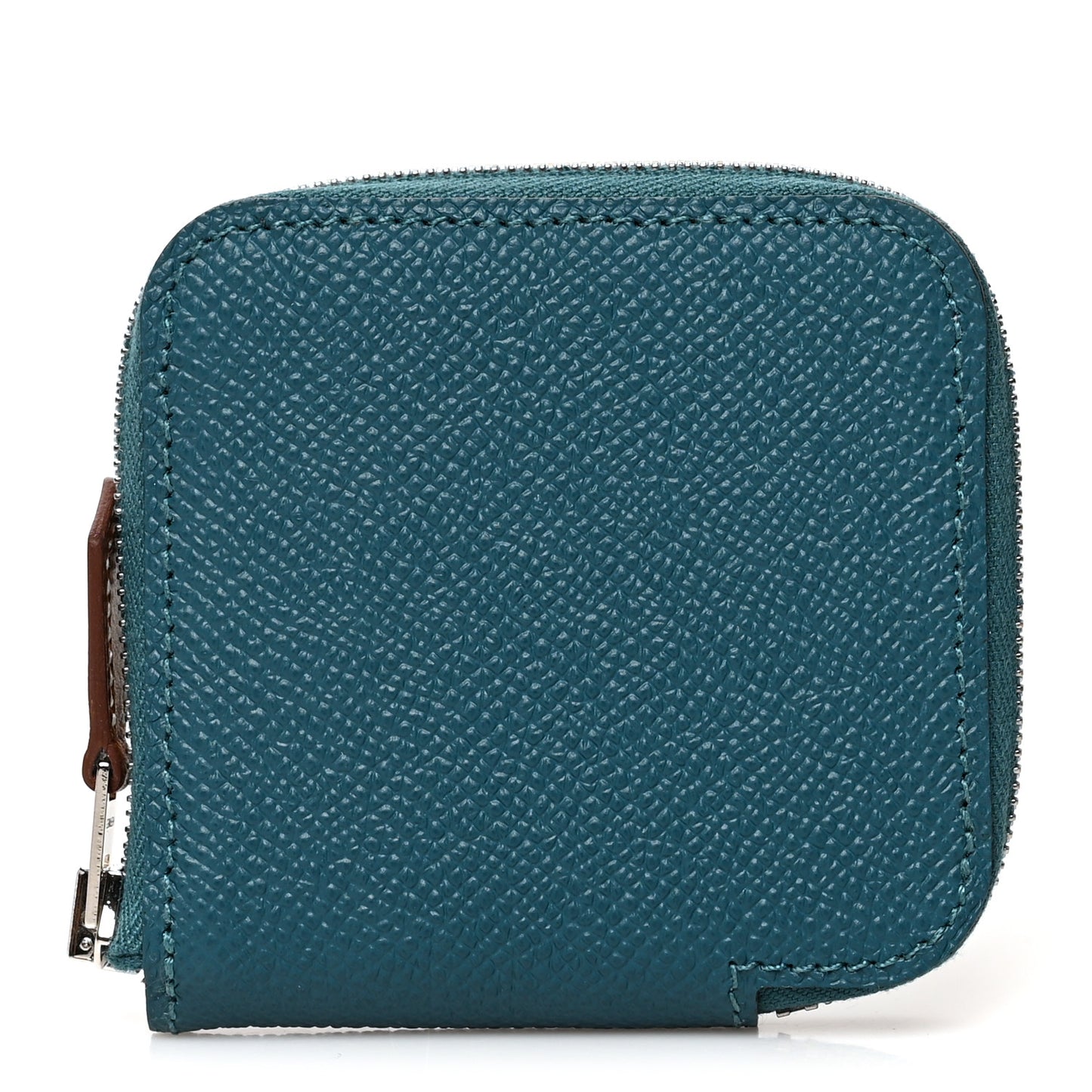 Epsom Silk'in Coin Purse Vert Bosphore