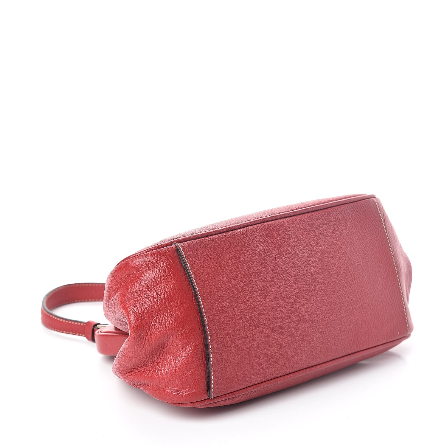 Prada Goatskin Cerniera Small Doctor Bag Rubino 4 of 10