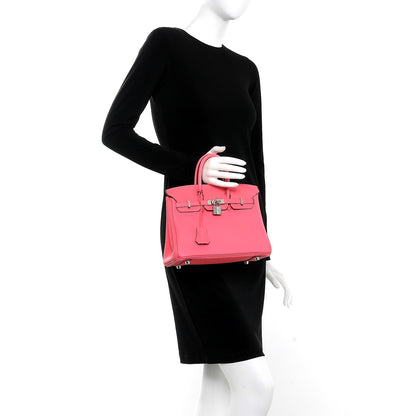 Hermes Swift Birkin 25 Rose Azalee 2 of 39