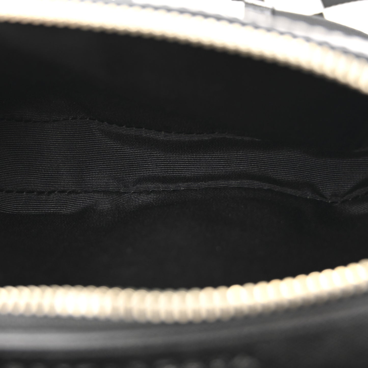 X Bloomingdales 150th Anniversary Saffiano Small Snapshot Camera Bag Black White