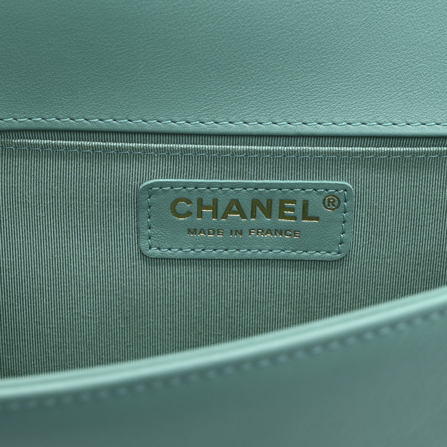 Chanel Lambskin Quilted Medium Boy Flap Green 6 of 11