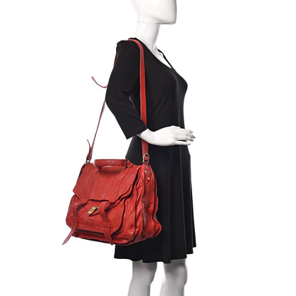 Proenza Schouler Lambskin PS1 Extra Large Satchel Lipstick Red 2 of 19