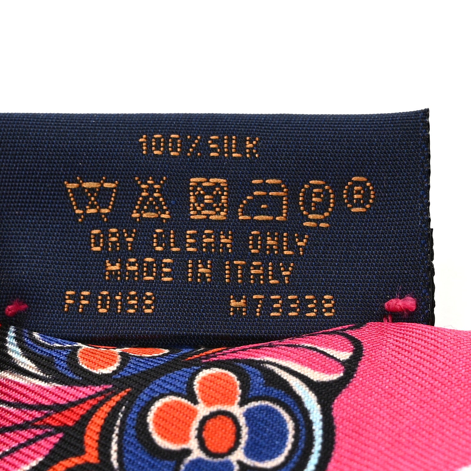 Louis Vuitton Silk Monogram World Of Love Bandeau White 4 of 4