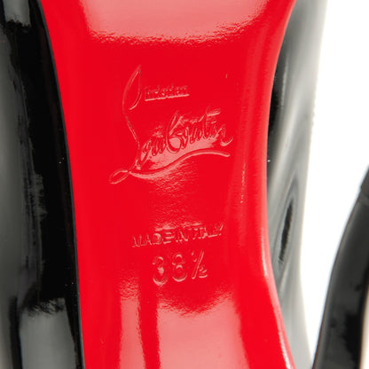 Christian Louboutin Patent Wawy Dolly 120 Pumps 38.5 Black 6 of 7