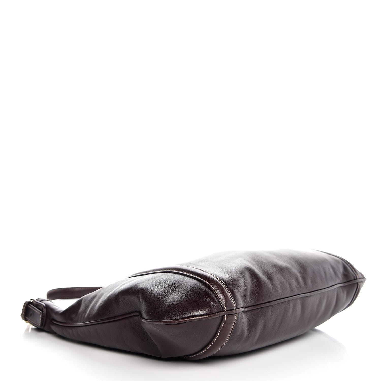 Gucci Calfskin Medium Britt Tote Dark Brown 4 of 7