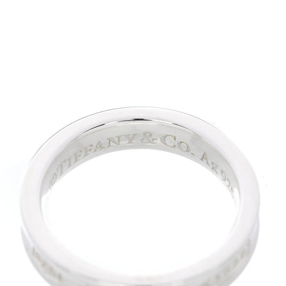 Tiffany Sterling Silver Narrow 1837 Band Ring 48 4.5 7 of 10