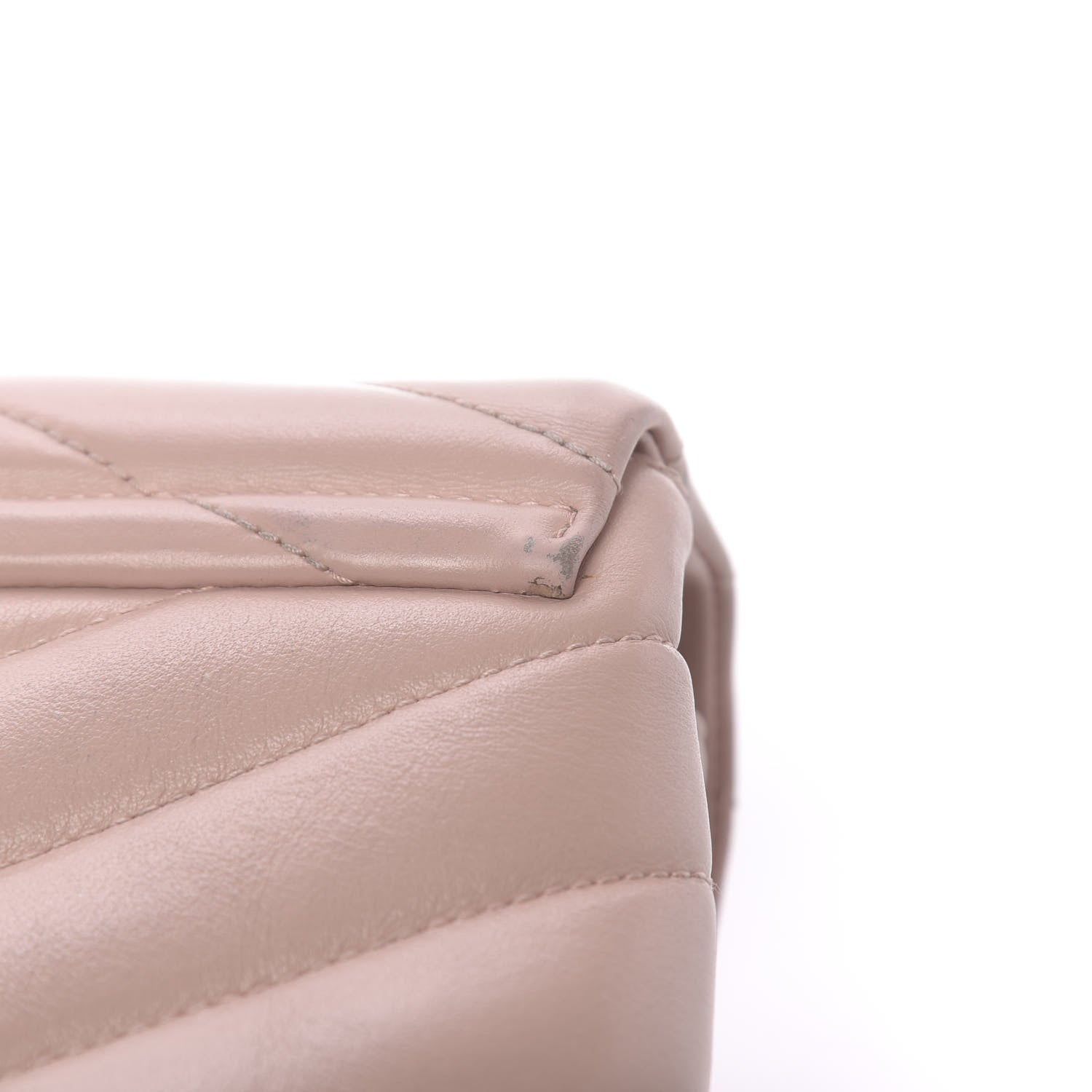 Saint Laurent Calfskin Y Quilted Monogram Toy Loulou Crossbody Bag Tender Pink 11 of 16