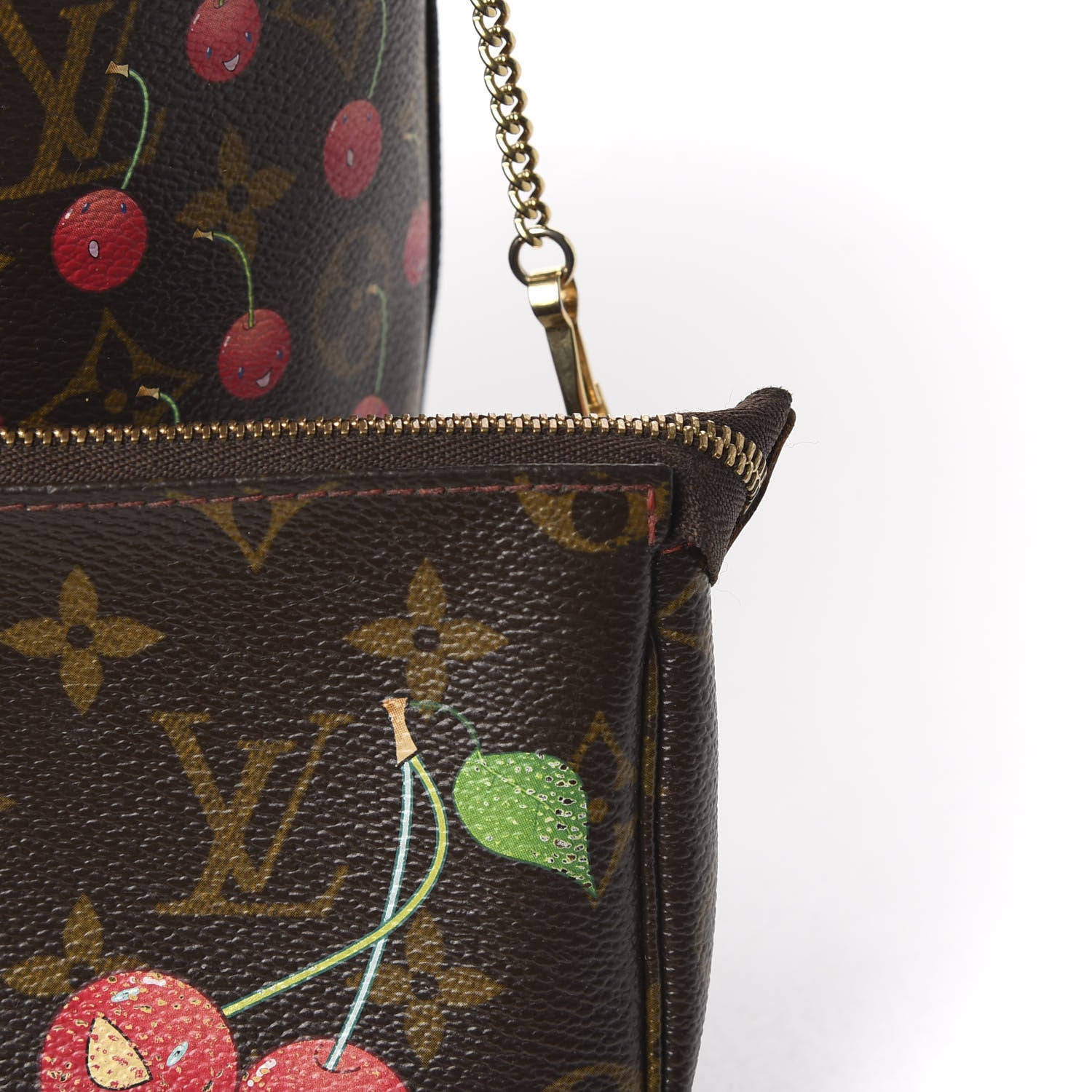 Louis Vuitton Monogram Cerises Bucket Bag 4 of 12