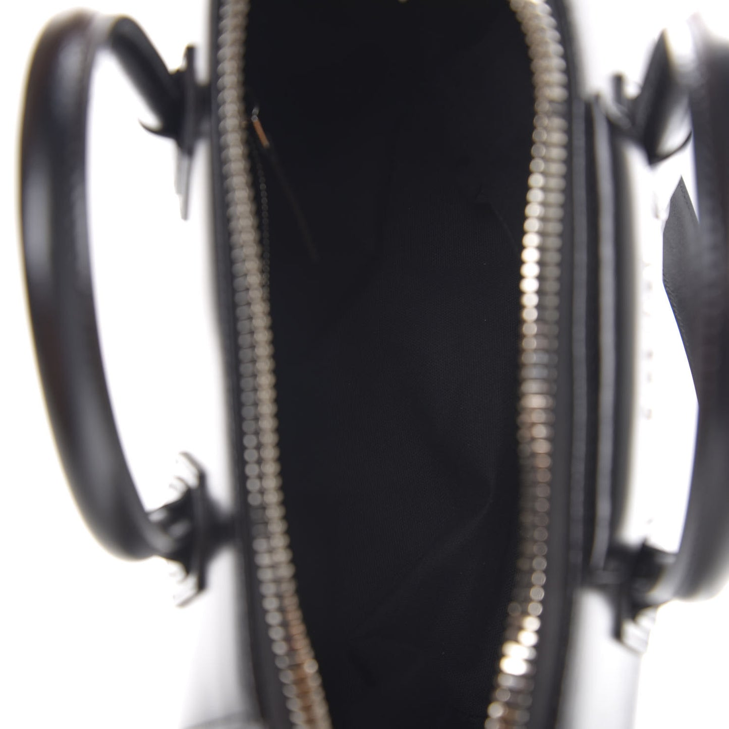 Shiny Lord Calfskin Small Antigona Black