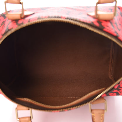 Louis Vuitton Monogram Graffiti Speedy 30 Fuchsia 5 of 13