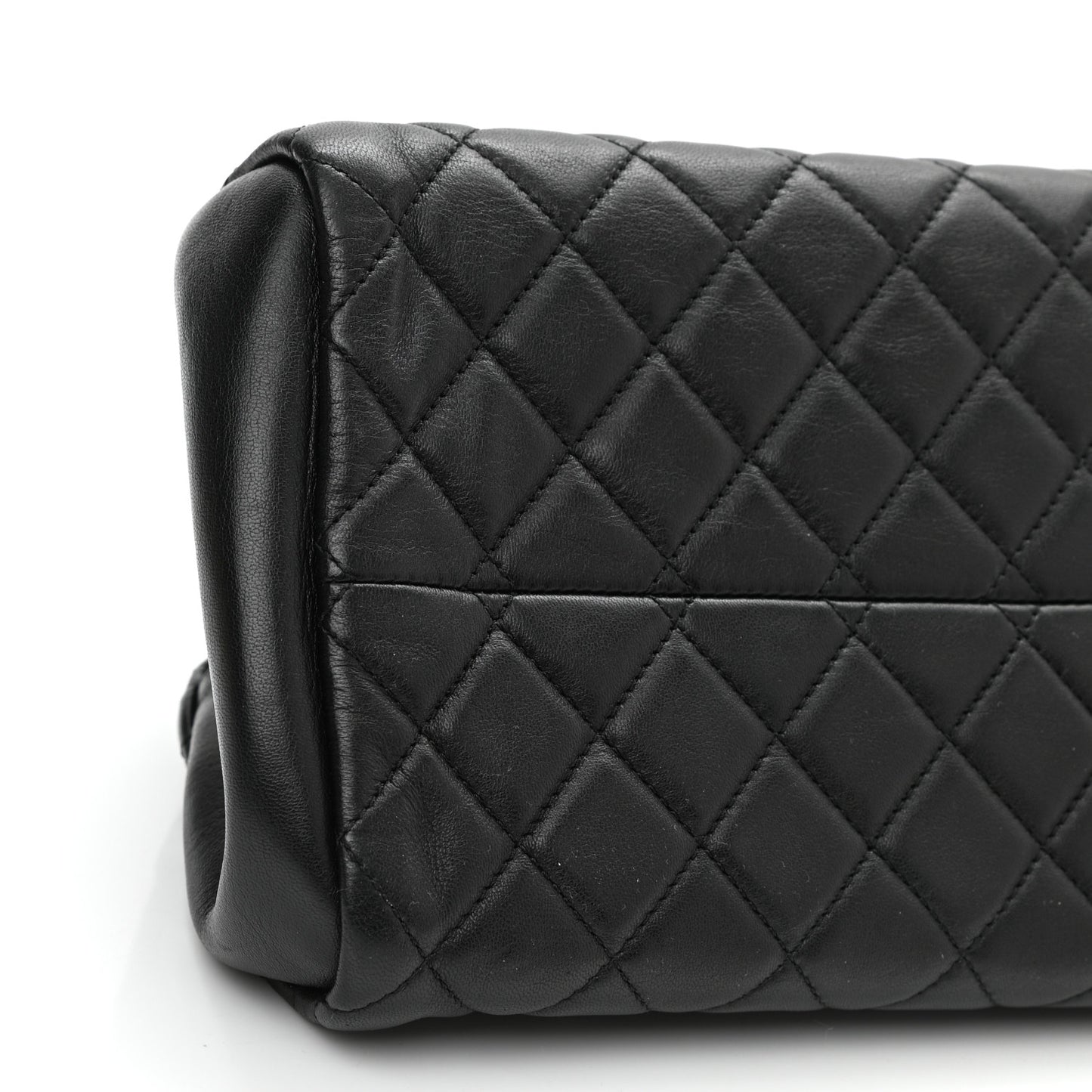 Lambskin Quilted Medium Just Mademoiselle Black