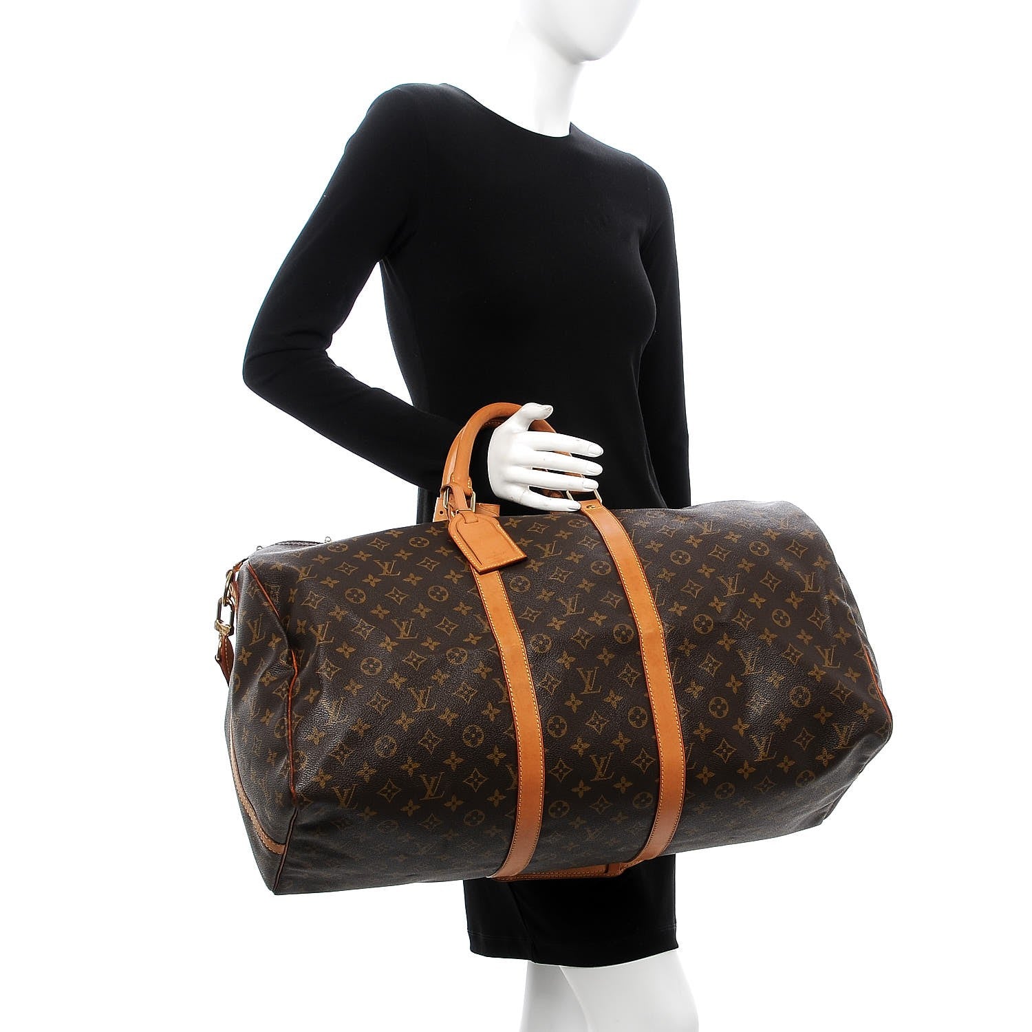 Louis Vuitton Monogram Keepall Bandouliere 55 3 of 11