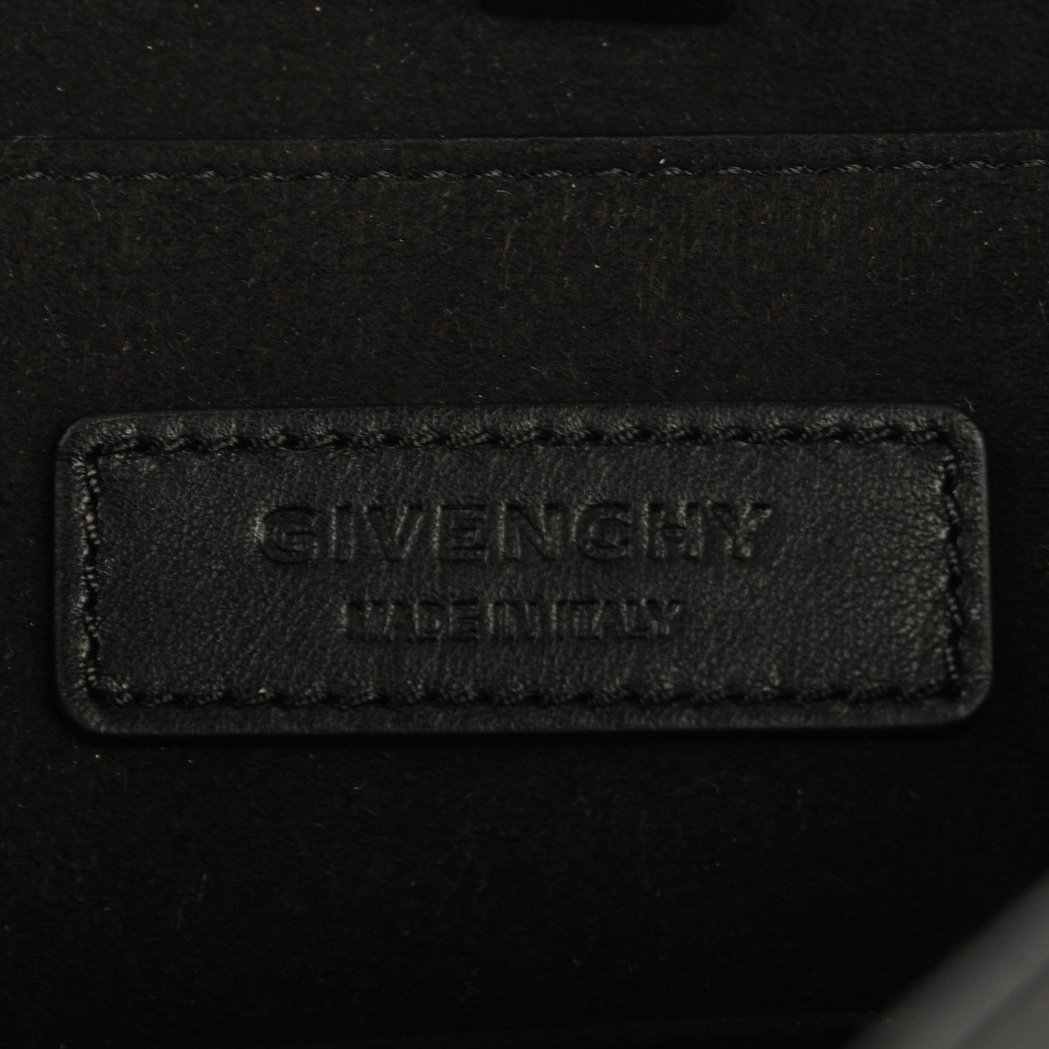 Givenchy Calfskin Crocodile Embossed Large Shark Lock Satchel Black 6 of 7