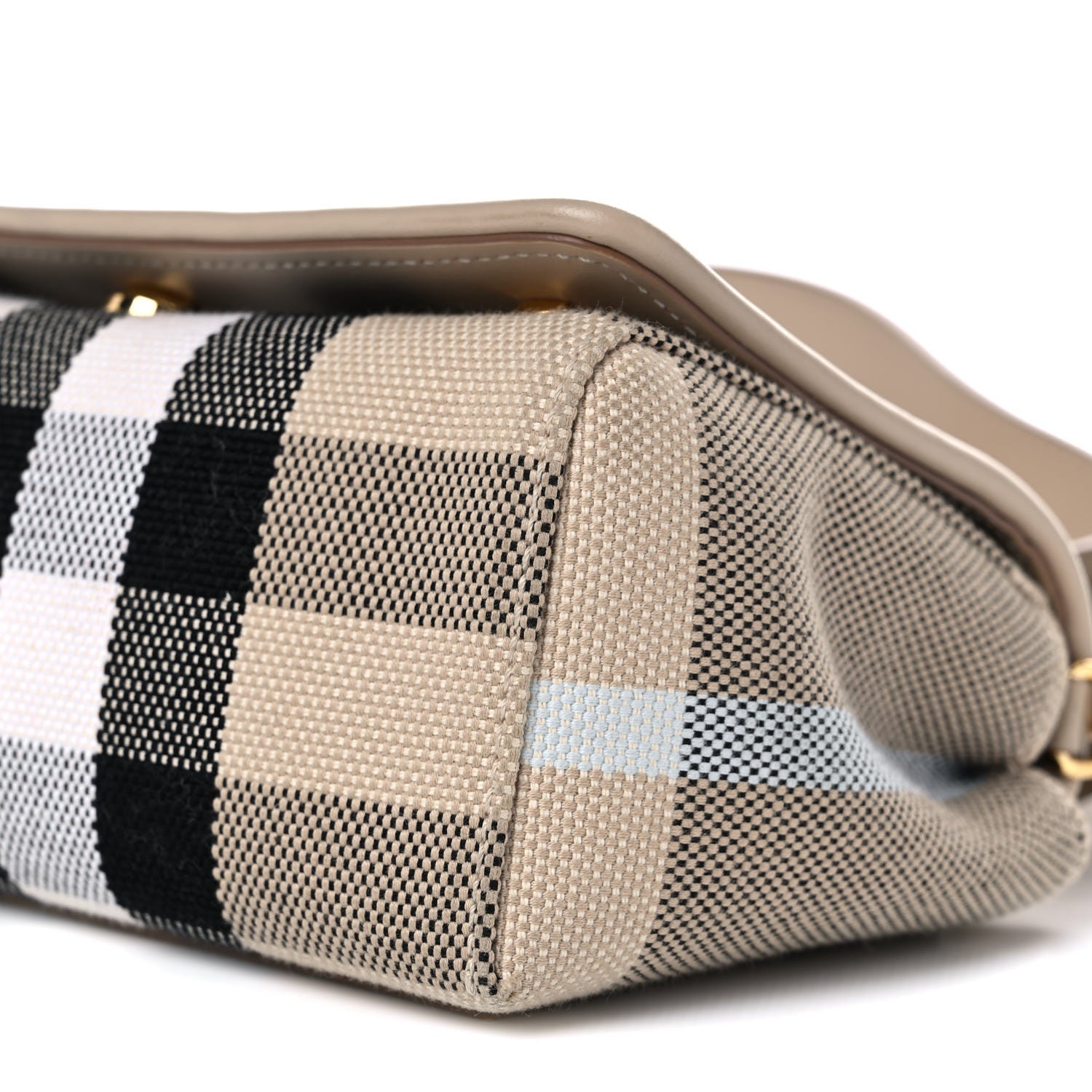 Burberry Canvas Check Hackberry Crossbody Bag Soft Fawn 8 of 10