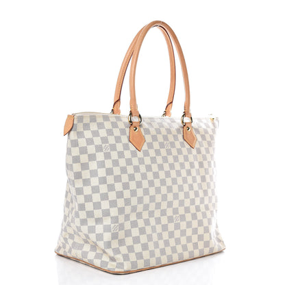 Louis Vuitton Damier Azur Saleya GM 3 of 11