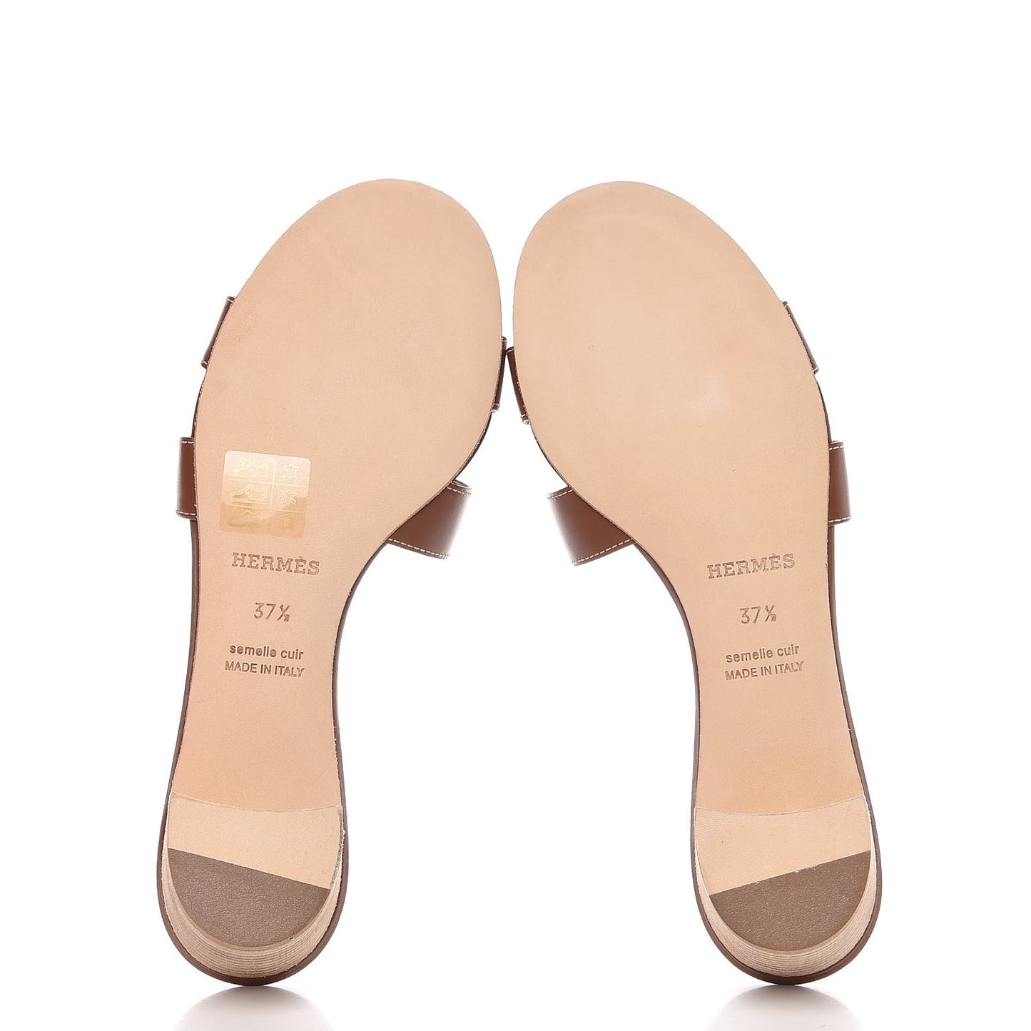 Calfskin Oasis Sandals 37.5 Gold