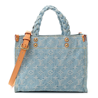 Louis Vuitton Monogram Washed Denim Let Go PM Sky Blue 1 of 9