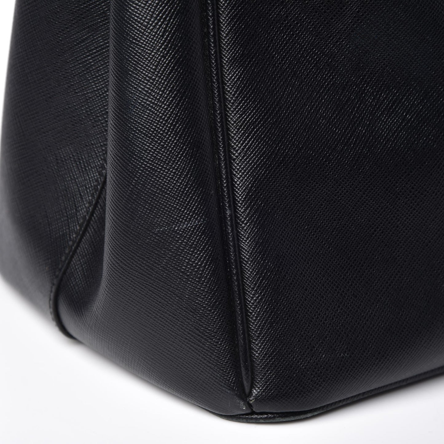 Saffiano Lux Large Tote Black