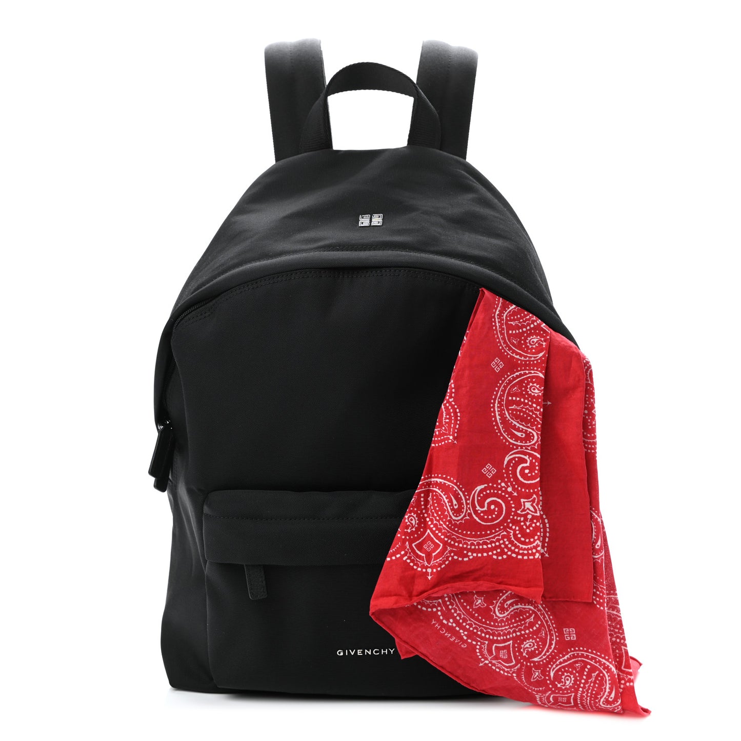 Nylon Bandana Backpack Black